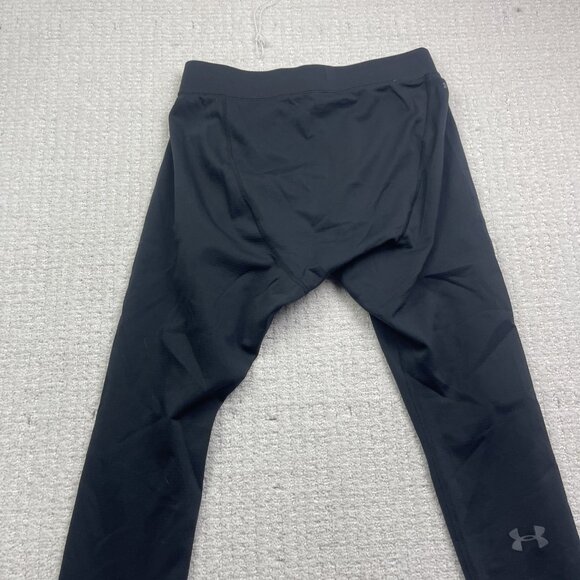 Under Armour 2.0 Base Layer Fitted Pants ColdGear Tights Thermal Mens Sz L Black - Picture 10 of 10